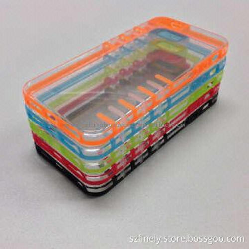 PC + TPU Cases for iPhone 5/5S, Double Injection, Simple Looking